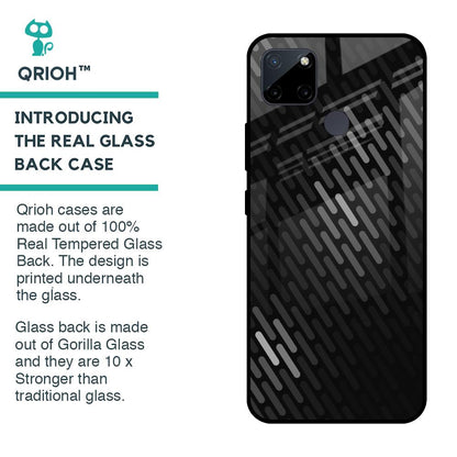 Dark Abstract Pattern Glass Case For Realme C21Y