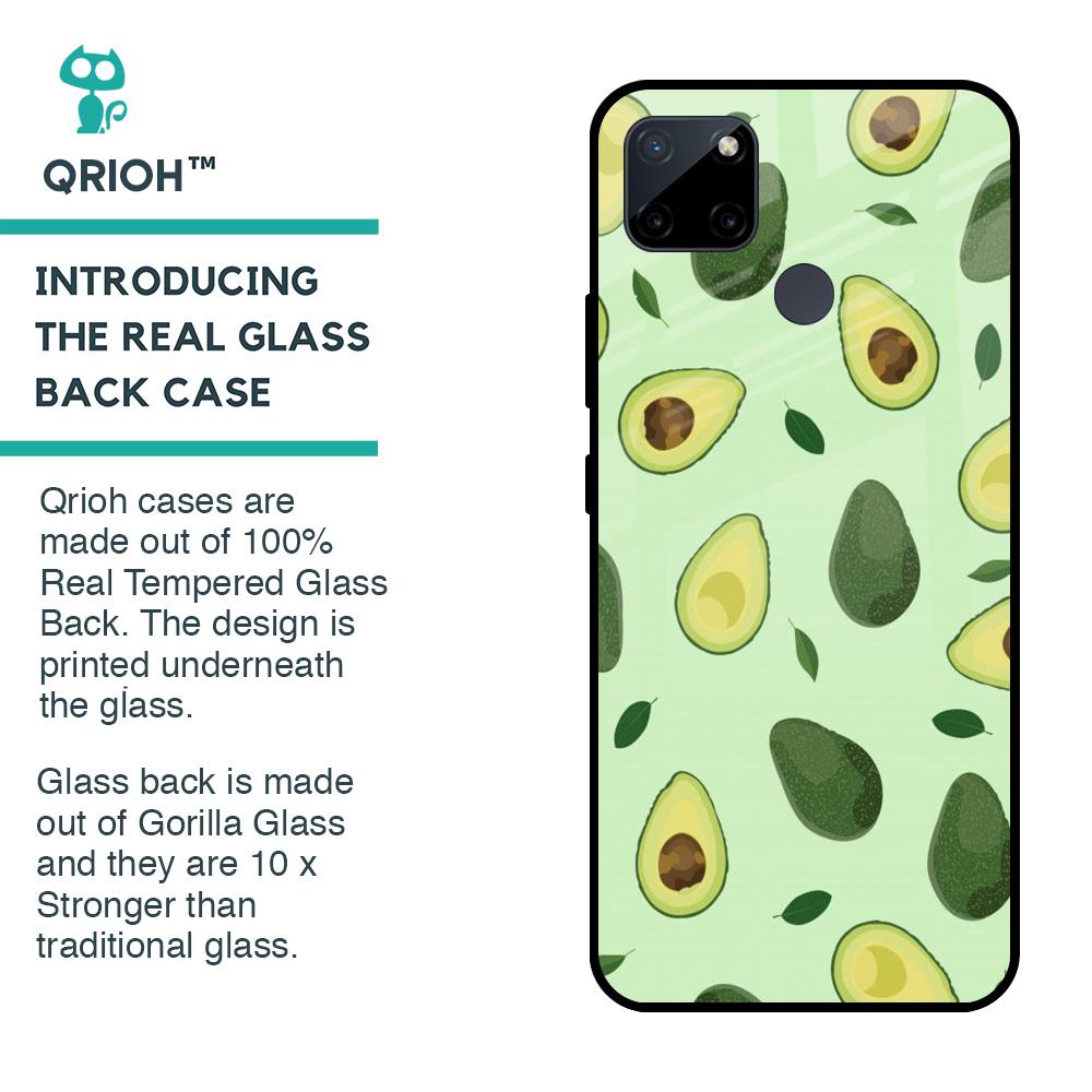 Avocado Green Glass Case For Realme C21Y