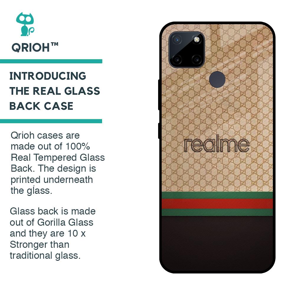 High End Fashion Glass case for Realme C21Y
