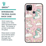 Balloon Unicorn Glass case for Realme C21Y