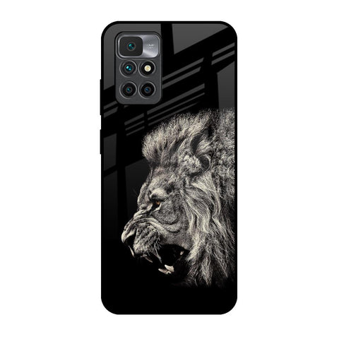Brave Lion Redmi 10 Prime Glass Back Cover Online