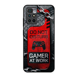 Do No Disturb Redmi 10 Prime Glass Back Cover Online