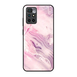 Diamond Pink Gradient Redmi 10 Prime Glass Back Cover Online