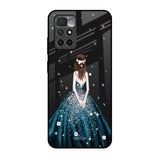 Queen Of Fashion Redmi 10 Prime Glass Back Cover Online