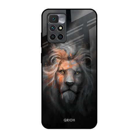 Devil Lion Redmi 10 Prime Glass Back Cover Online