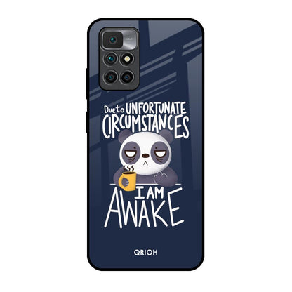 Struggling Panda Redmi 10 Prime Glass Back Cover Online