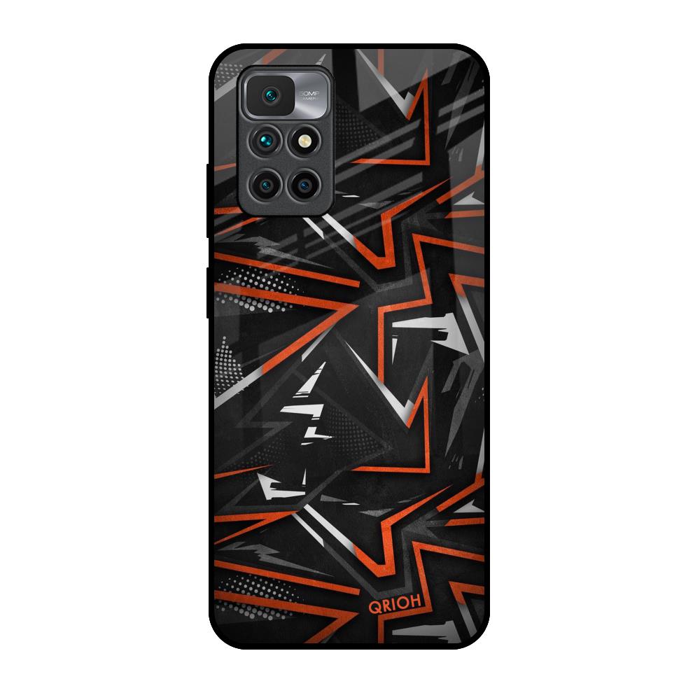 Vector Art Redmi 10 Prime Glass Back Cover Online