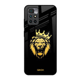 Lion The King Redmi 10 Prime Glass Back Cover Online