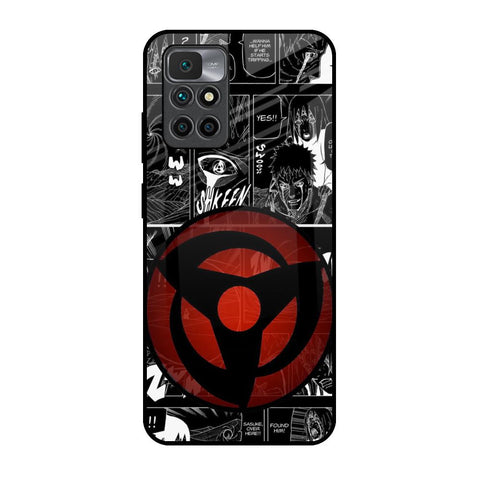 Sharingan Redmi 10 Prime Glass Back Cover Online