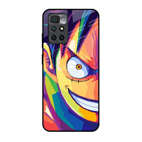 Monkey Wpap Pop Art Redmi 10 Prime Glass Back Cover Online