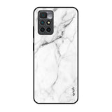 Modern White Marble Redmi 10 Prime Glass Back Cover Online