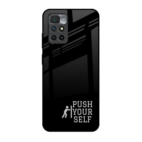 Push Your Self Redmi 10 Prime Glass Back Cover Online