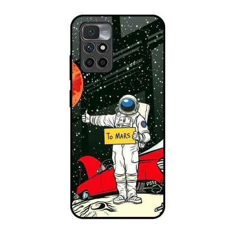 Astronaut on Mars Redmi 10 Prime Glass Back Cover Online