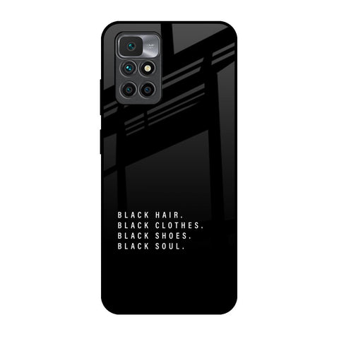 Black Soul Redmi 10 Prime Glass Back Cover Online