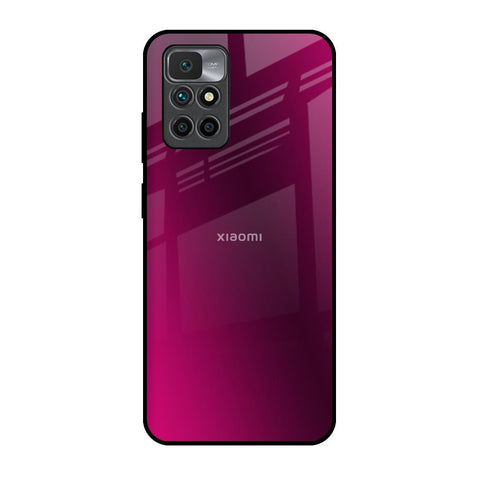 Pink Burst Redmi 10 Prime Glass Back Cover Online