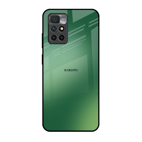 Green Grunge Texture Redmi 10 Prime Glass Back Cover Online