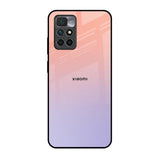 Dawn Gradient Redmi 10 Prime Glass Back Cover Online