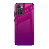 Magenta Gradient Redmi 10 Prime Glass Back Cover Online
