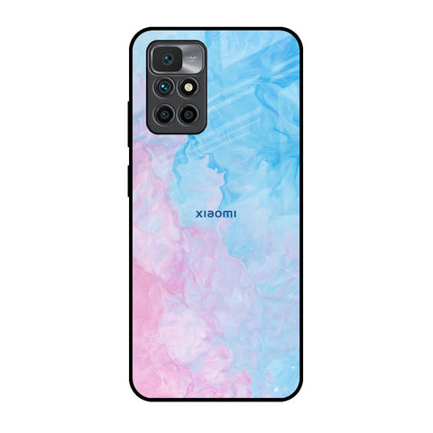 Mixed Watercolor Redmi 10 Prime Glass Back Cover Online