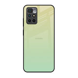 Mint Green Gradient Redmi 10 Prime Glass Back Cover Online