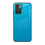 Blue Aqua Redmi 10 Prime Glass Back Cover Online