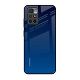 Very Blue Redmi 10 Prime Glass Back Cover Online