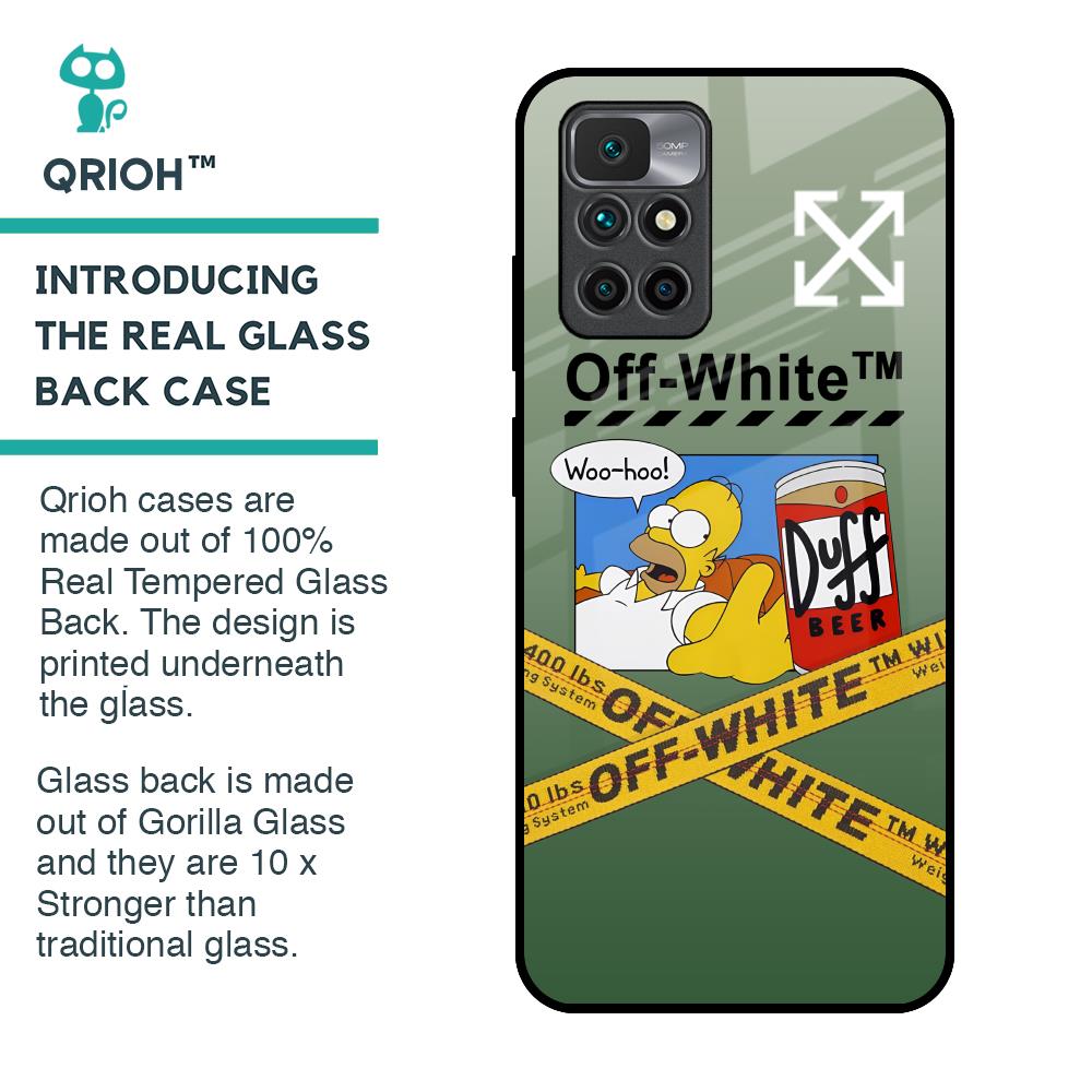 Duff Beer Glass Case for Redmi 10 Prime