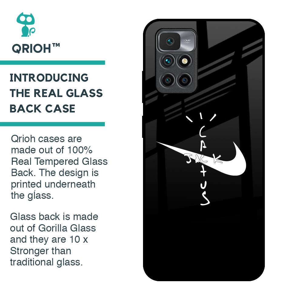 Jack Cactus Glass Case for Redmi 10 Prime