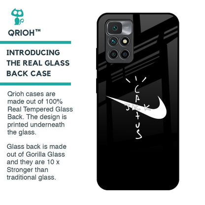 Jack Cactus Glass Case for Redmi 10 Prime