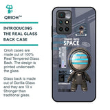 Space Travel Glass Case for Redmi 10 Prime