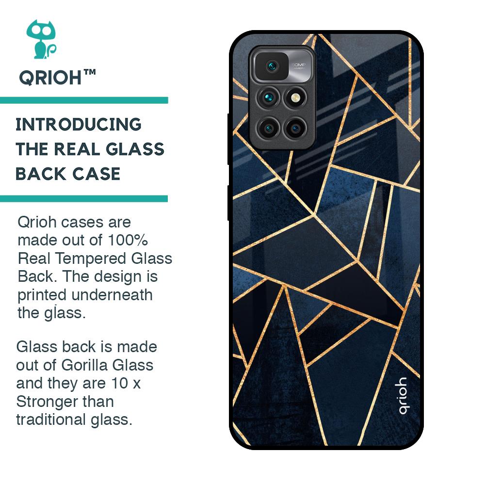 Abstract Tiles Glass Case for Redmi 10 Prime