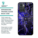 Techno Color Pattern Glass Case For Redmi 10 Prime