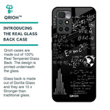 Funny Math Glass Case for Redmi 10 Prime