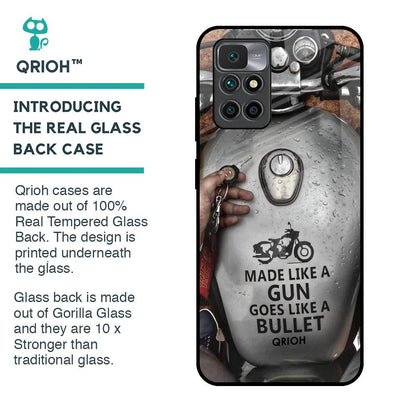Royal Bike Glass Case for Redmi 10 Prime