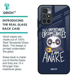 Struggling Panda Glass Case for Redmi 10 Prime