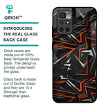 Vector Art Glass Case for Redmi 10 Prime