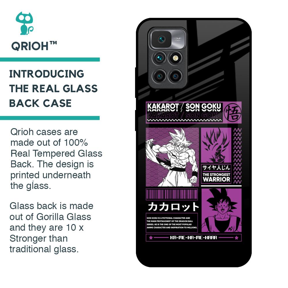 Strongest Warrior Glass Case for Redmi 10 Prime