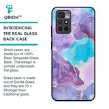 Alcohol ink Marble Glass Case for Redmi 10 Prime