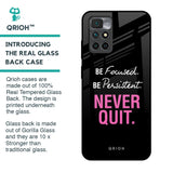 Be Focused Glass Case for Redmi 10 Prime
