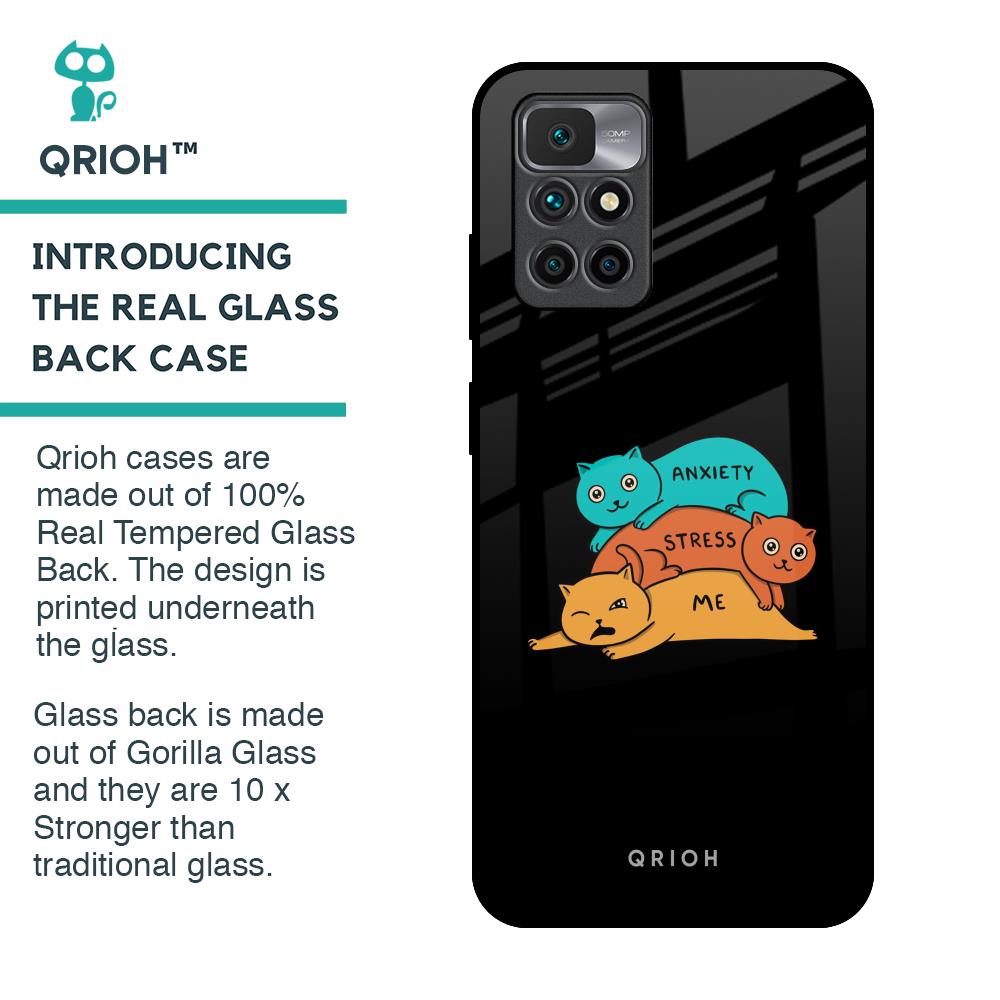 Anxiety Stress Glass Case for Redmi 10 Prime