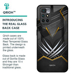 Black Warrior Glass Case for Redmi 10 Prime