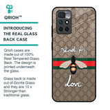 Blind For Love Glass Case for Redmi 10 Prime