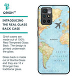 Fly Around The World Glass Case for Redmi 10 Prime