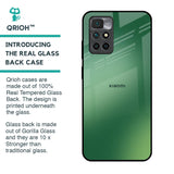 Green Grunge Texture Glass Case for Redmi 10 Prime