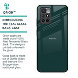 Olive Glass Case for Redmi 10 Prime