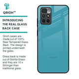 Oceanic Turquiose Glass Case for Redmi 10 Prime