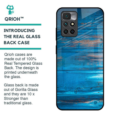 Patina Finish Glass case for Redmi 10 Prime