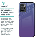 Indigo Pastel Glass Case For Redmi 10 Prime