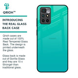 Cuba Blue Glass Case For Redmi 10 Prime