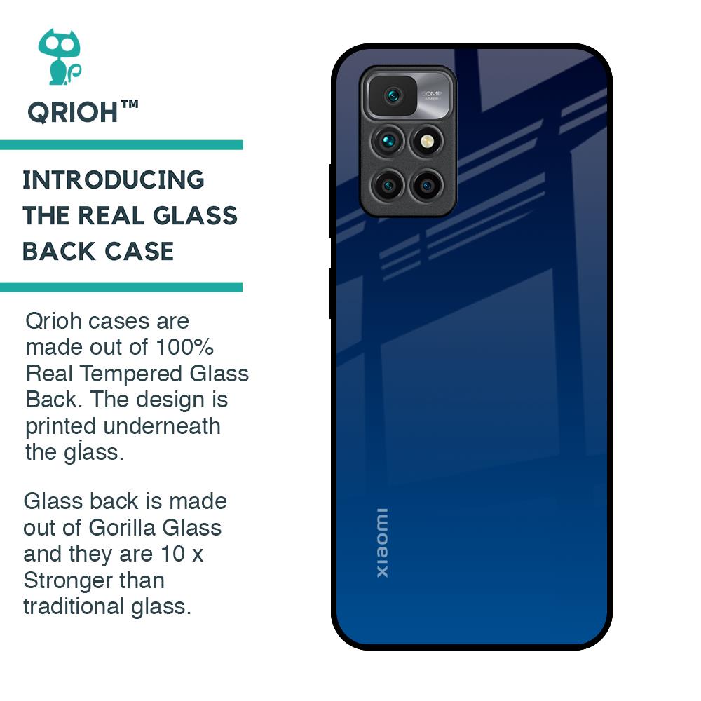 Very Blue Glass Case for Redmi 10 Prime